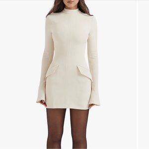 House of CB Cream Mini Dress